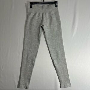 Forever 21 Gray Ribbed Leggings yoga pants vintage small